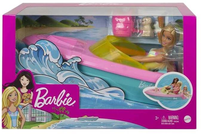 3560 BARBIE MOTORÓWKA Z LALKA + AKCESORIA