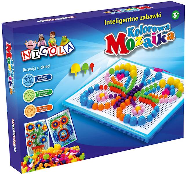 * 3119 MOZAIKA MOZAIKA UKLADANKA W WALIZCE GRZYBKI 600 ele 
