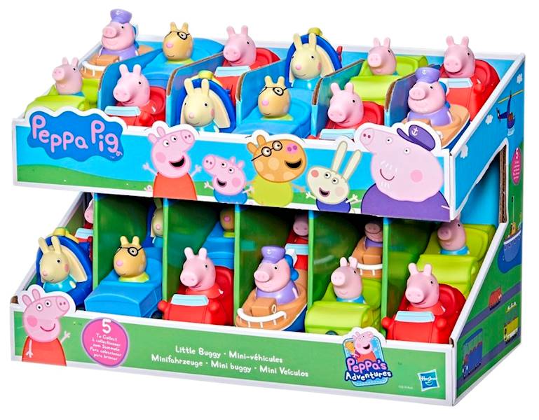 6559 GUMOWY POJAZD ŚWINKA PEPPA Z FIGURKĄ REBECCA 