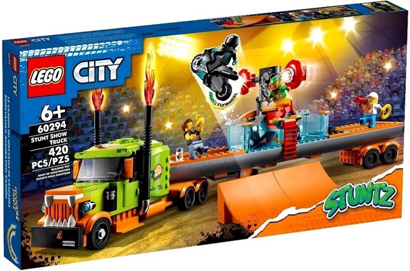 60294 KLOCKI LEGO CITY CIĘŻARÓWKA KASKADERSKA