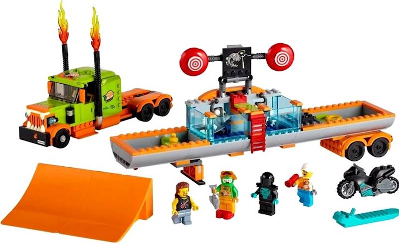 60294 KLOCKI LEGO CITY CIĘŻARÓWKA KASKADERSKA