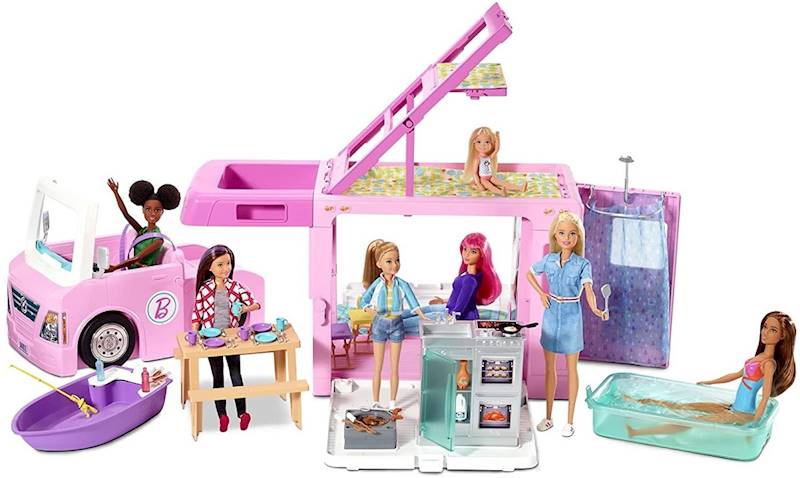 6865 LALKA BARBIE AUTO KAMPER 3w1 + AKCESORIA