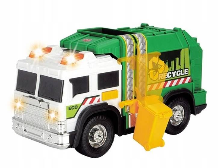 0022 DICKIE TOYS ŚMIECIARKA ŚWIATŁO DŹWIĘK