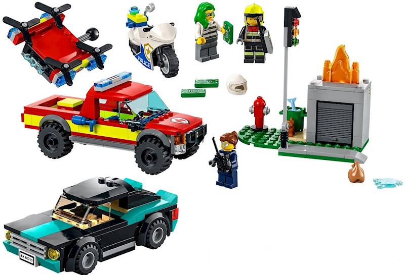 60319 KLOCKI LEGO CITY AKCJA STRAŻACKA I POŚCIG 