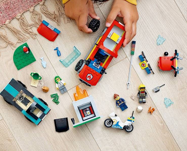 60319 KLOCKI LEGO CITY AKCJA STRAŻACKA I POŚCIG 
