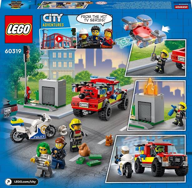 60319 KLOCKI LEGO CITY AKCJA STRAŻACKA I POŚCIG 