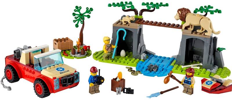 60301 KLOCKI LEGO CITY TERENÓWKA RATOWNIKÓW