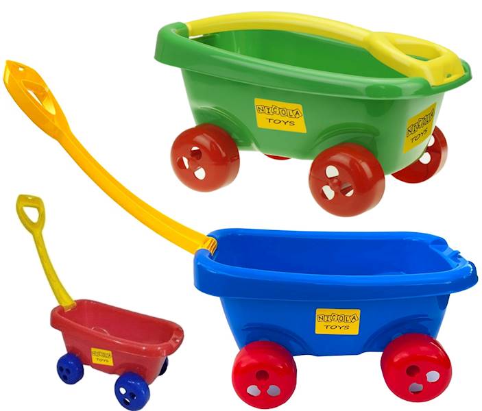 Zestaw do piasku taczka wózek konewka łopatka grabki wiaderko foremki lody do piasku