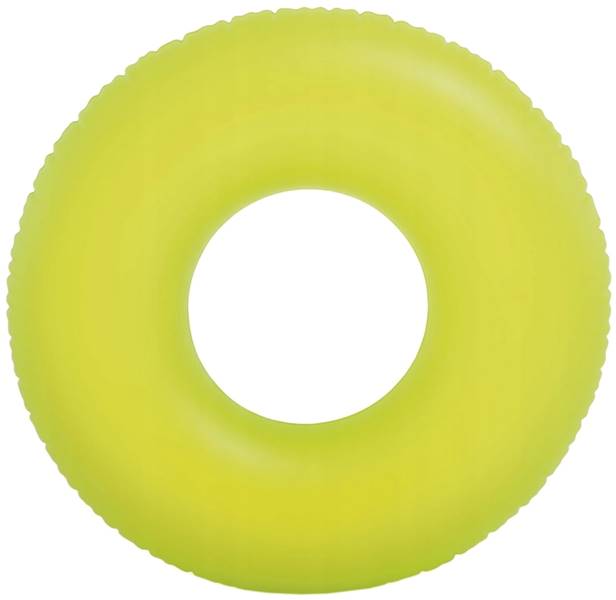 59262 DUŻE 91cm NEONOWE DMUCHANE KOŁO KÓŁKO INTEX