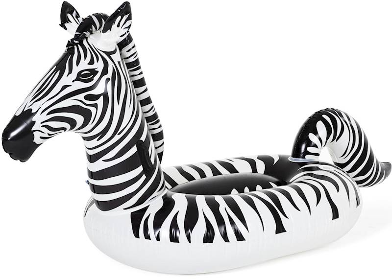 41406 DMUCHANY MATERAC PONTON ZEBRA LED BESTWAY 