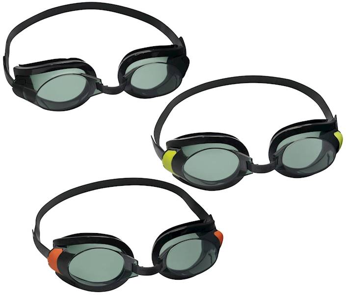 21096 OKULARKI 3szt OKULARY BASENOWE PŁYWACKIE BESTWAY