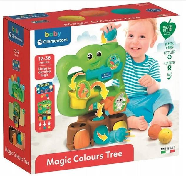 17718 CLEMENTONI BABY EDUKACYJNE DRZEWKO LOGICZNE