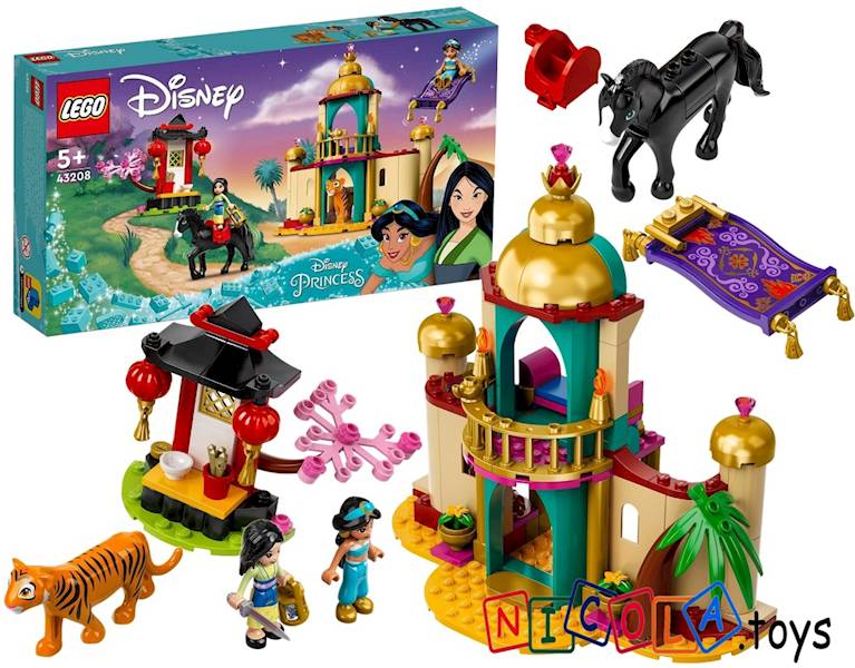 43208 KLOCKI LEGO DISNEY PRZYGODA DŻASMINY I MULAN