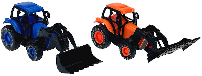 3171 TRAKTOR Z TUREM POJAZD ROLNICZY KOLOROWY CIĄGNIK