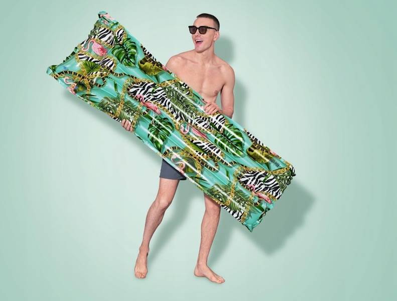 44083 MATERAC 183x69cm MATERAC PLAŻOWY DO PŁYWANIA BESTWAY
