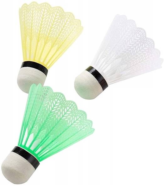 6749 ZESTAW 3 LOTKI DO BADMINTONA LOTKA BADMINTON 
