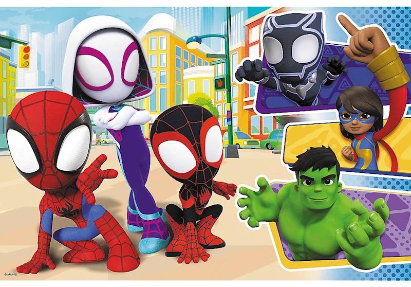 3485 PUZZLE MAXI 24 ELE TREFL SPIDEY I PRZYJACIELE