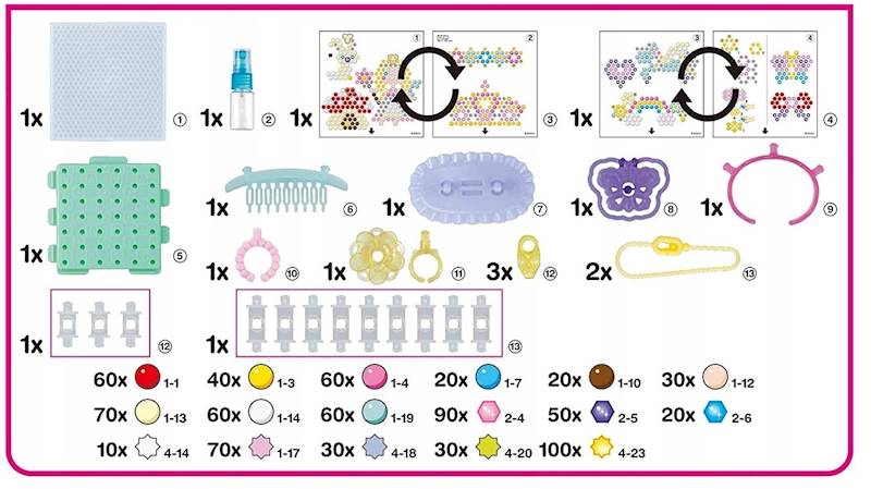 7662 KORALIKI WODNE AQUABEADS ŚWIAT WRÓŻEK
