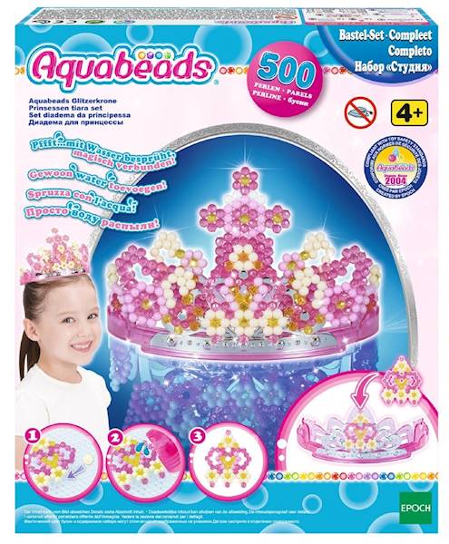 6047 KORALIKI WODNE AQUABEADS BROKATOWA KORONA