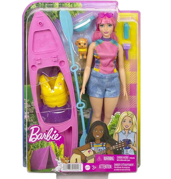 2427 BARBIE DAISY NA KEMPINGU LALKA + KAJAK