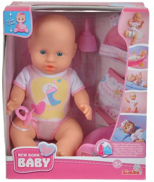 4852 LALKA NEW BORN BABY BOBAS + AKCESORIA