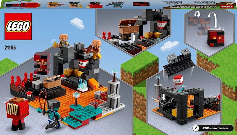 21185 KLOCKI LEGO MINECRAFT BASTION W NETHERZE