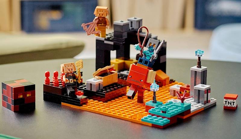 21185 KLOCKI LEGO MINECRAFT BASTION W NETHERZE