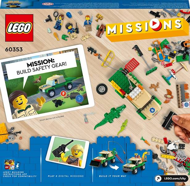 60353 LEGO CITY MISJE RATOWANIA DZIKICH ZWIERZĄT