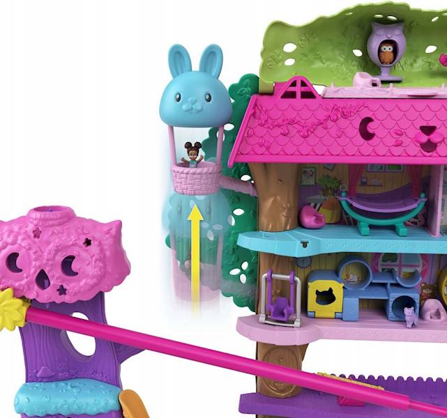 8272 POLLY POCKET DOMEK NA DRZEWIE LALKI AKCESORIA