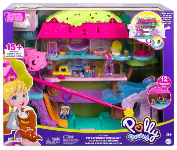 8272 POLLY POCKET DOMEK NA DRZEWIE LALKI AKCESORIA