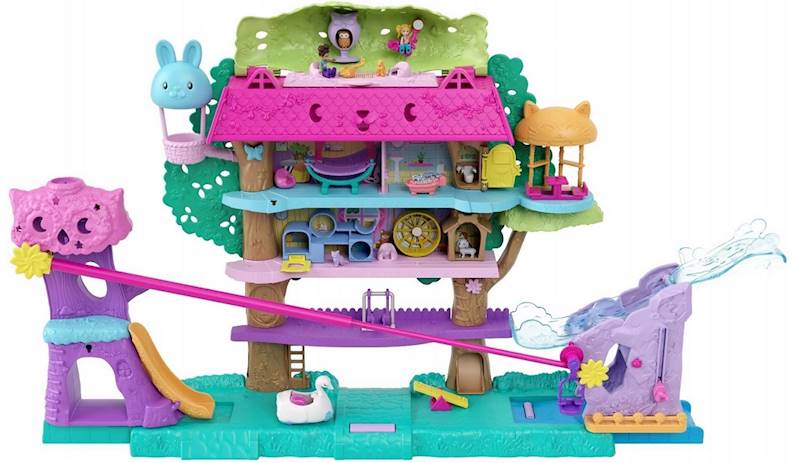 8272 POLLY POCKET DOMEK NA DRZEWIE LALKI AKCESORIA