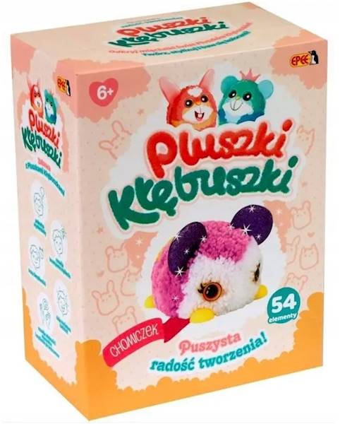 3124 PLUSZKI KŁĘBUSZKI PUSZYSTY CHOMICZEK MASKOTKA