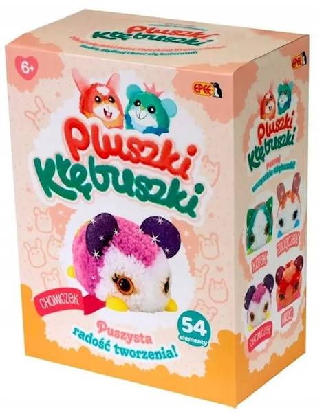 3124 PLUSZKI KŁĘBUSZKI PUSZYSTY CHOMICZEK MASKOTKA