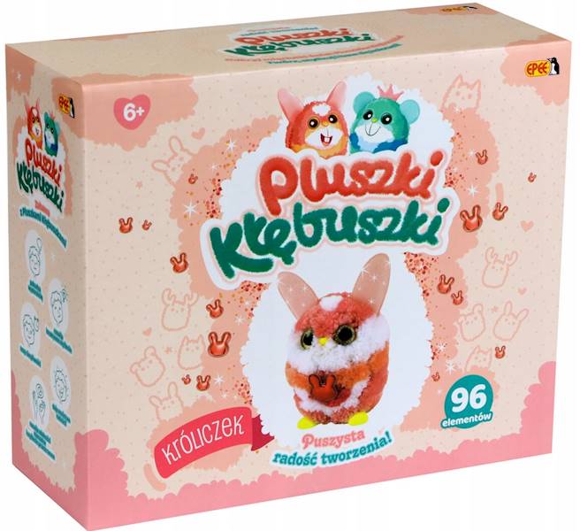 3131 PLUSZKI KŁĘBUSZKI PUSZYSTY RENIFEREK MASKOTKA