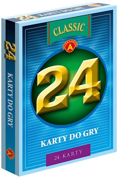 4922 KARTY DO GRY 24 SZTUKI ALEKSANDER 