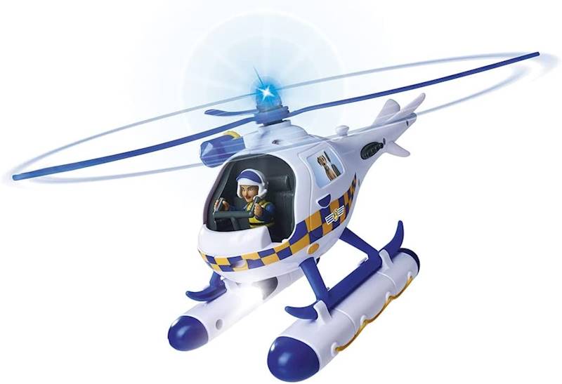 1010 STRAŻAK SAM HELIKOPTER POLICYJNY + FIGURKA