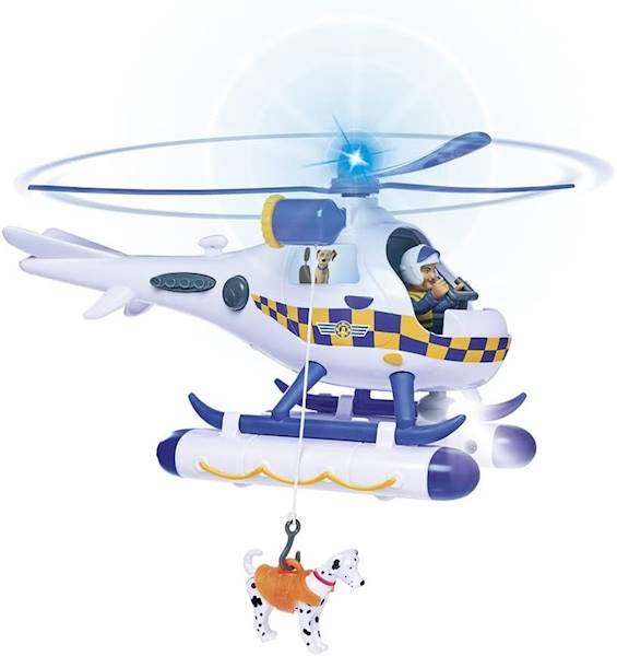 1010 STRAŻAK SAM HELIKOPTER POLICYJNY + FIGURKA