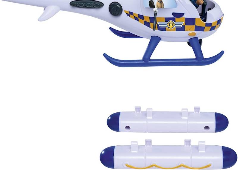 1010 STRAŻAK SAM HELIKOPTER POLICYJNY + FIGURKA