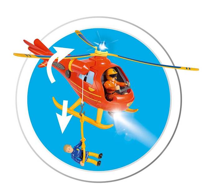 3312 STRAŻAK SAM HELIKOPTER WALLABY Z FIGURKĄ TOMA