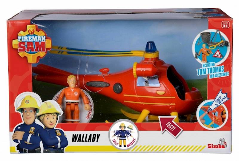 3312 STRAŻAK SAM HELIKOPTER WALLABY Z FIGURKĄ TOMA