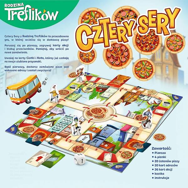 2827 GRA PLANSZOWA TREFL CZTERY SERY