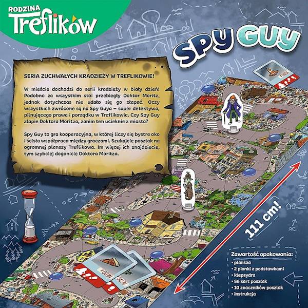 2988 Rodzina Treflików Gra rodzinna Spy Guy Trefl