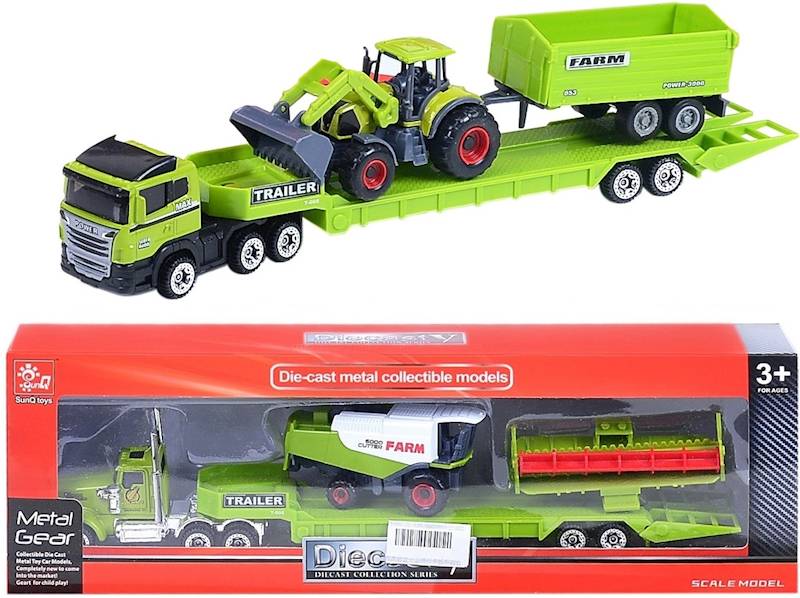 * 4499 CIĘŻARÓWKA TIR LAWETA TRAKTOR KOMBAJN MASZYNA ROLNICZA METAL