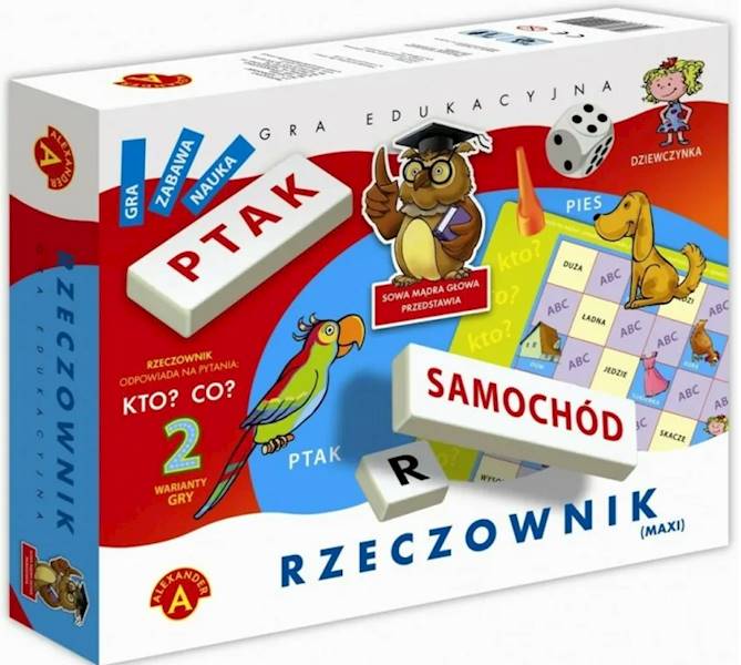 3511 GRA EDUKACYJNA SOWA MĄDRA GŁOWA RZECZOWNIK