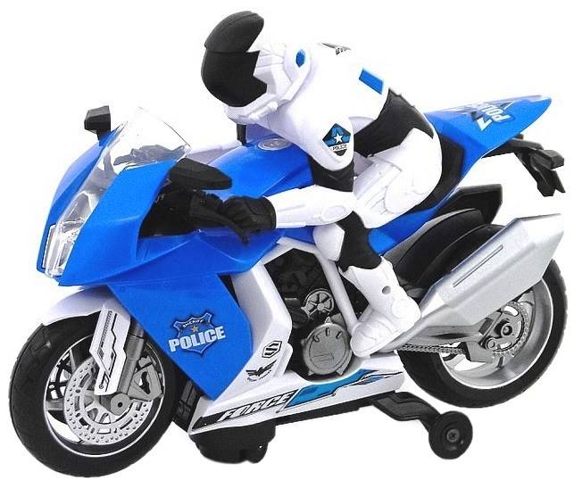 0308 MOTOR Z KIEROWCĄ NA BATERIE JEŹDZI ŚWIATŁO DŹWIĘK