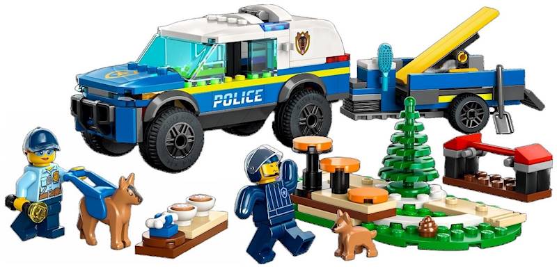 60369 KLOCKI LEGO CITY SZKOLENIE PSÓW POLICYJNYCH
