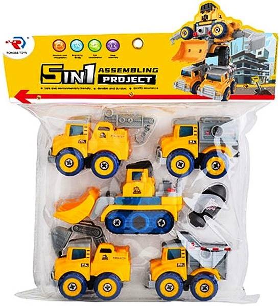 9660 5w1 SKRĘCANY ROBOT WYWROTKA KOPARKA SPYCHACZ DŹWIG