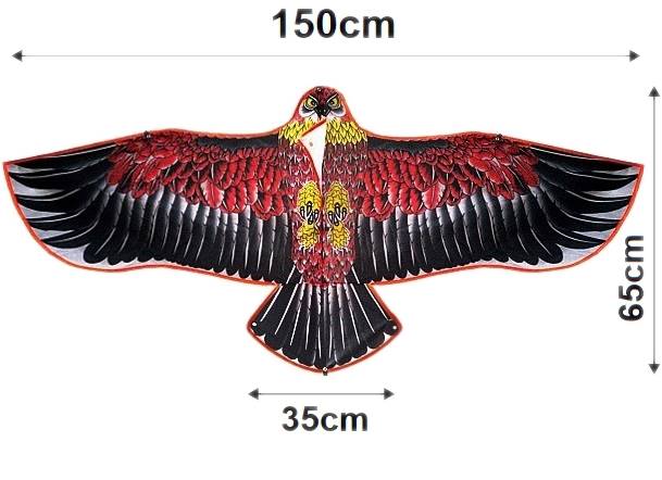 5558 150 x 65 CM MATERIAŁOWY LATAWIEC ORZEŁ