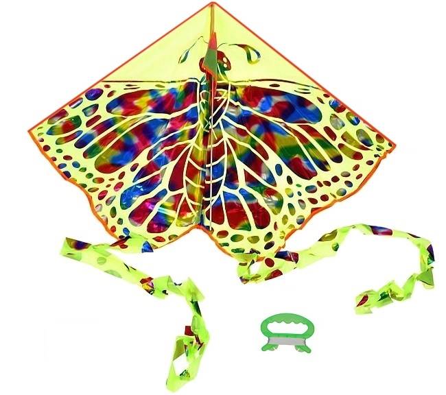 5914 KOLOROWY MATERIAŁOWY LATAWIEC MOTYL