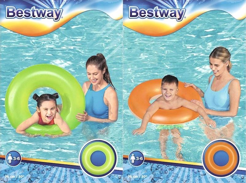 36024 Dmuchane koło do pływania 76 cm kółko Bestway